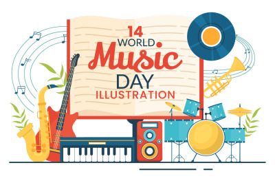 14 World Music Day Illustration