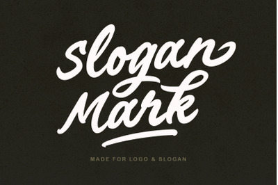 Slogan Mark - Bold Script
