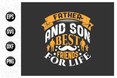 Fathers day typographic slogan design vector.