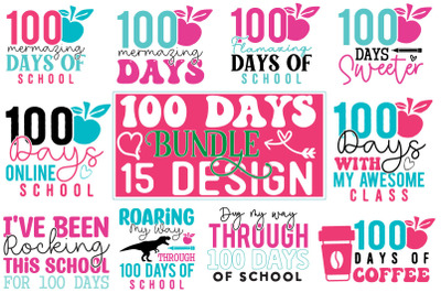 100 Days SVG Design Bundle