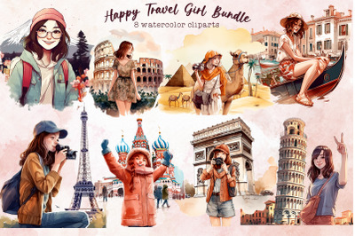 Happy Travel Girl Bundle
