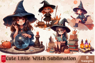 Cute Little Witch Sublimation Bundle