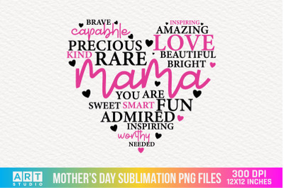 Mother&#039;s day svg | Mothers Day Heart SVG