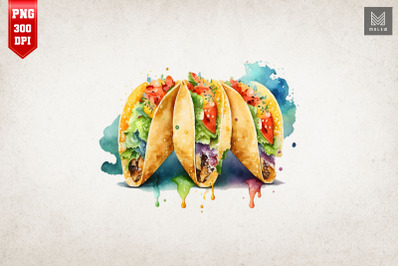 Taco Lover Watercolor 9