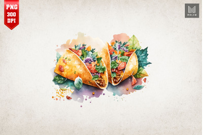 Taco Lover Watercolor 16