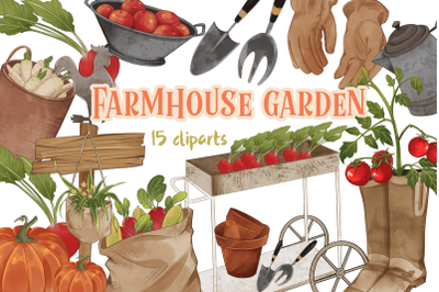 Farmhouse Garden cliparts