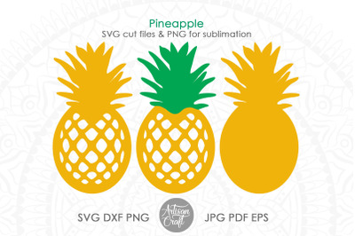 Pineapple Svg, pineapple top svg, pineapple clipart