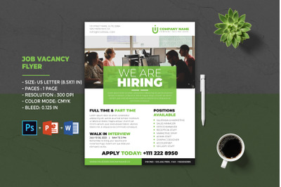 Job Vacancy Flyer Template | Job Recruitment Flyer template