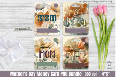 Mother&#039;s Day Money Card Bundle PNG