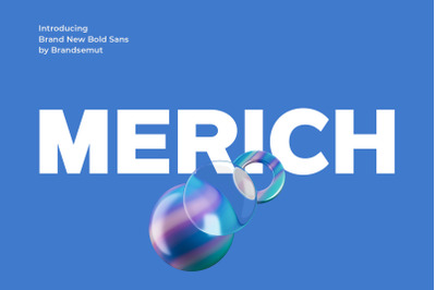 Merich - Modern Bold Sans Serif