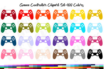 Game Controller Clipart Set, Video Game Controllers gaming