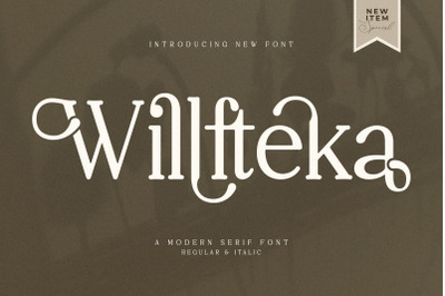 Willfteka Typeface