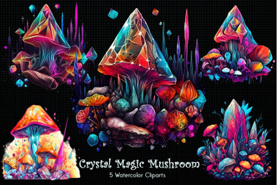 Crystal Magic Mushroom Bundle