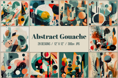 Abstract Gouache - 28 Designs