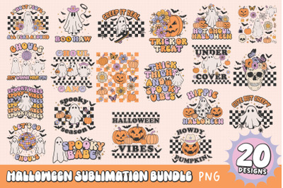 Retro Halloween PNG, Retro Fall Sublimation Bundle, Groovy Halloween Sublimation Designs, Hippie Halloween PNG, Ghoul T-Shirt, Pumpkin PNG