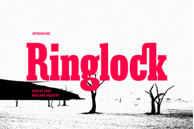 Ringlock Slab Serif Font