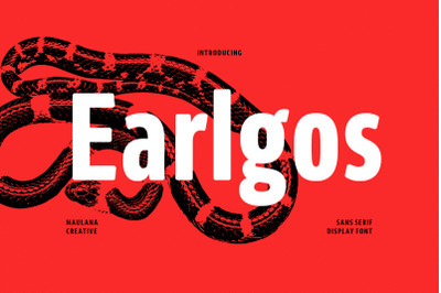 Earlgos Condensed Sans Font