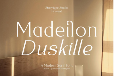 Madeilon Duskille Typeface