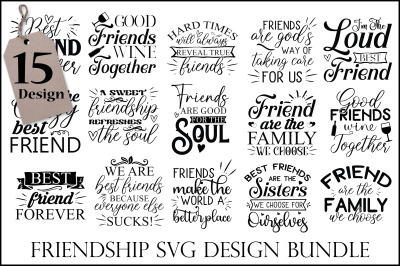 Friendship Svg Design Bundle