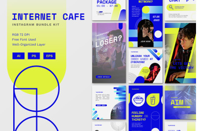 Internet Cafe Instagram Kit