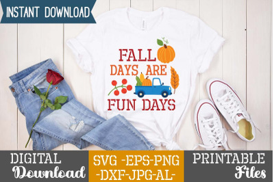 Fall Days Are Fun Days SVG Cut File