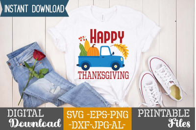 Happy Thanksgiving SVG Cut File