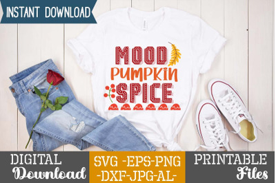 Mood Pumpkin Spice SVG Cut File