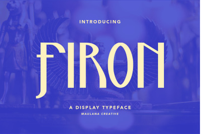 Firon Display Typeface Font