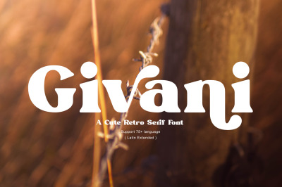 Givani - Retro Font