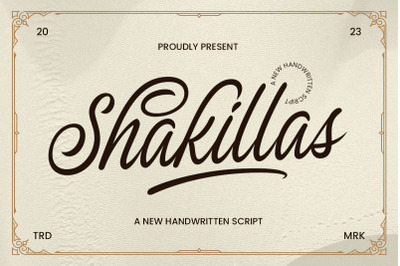 The Shakillas - Handwritten Script
