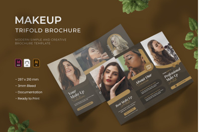 Makeup - Trifold Brochure