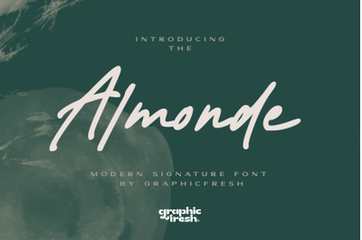 Almonde - Modern Signature Font