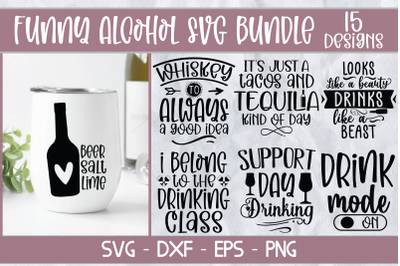 Funny Alcohol SVG Bundle