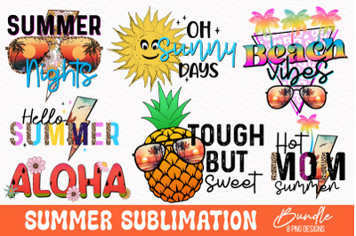 Summer Sublimation Bundle | Summer Sublimation | Sublimation Designs