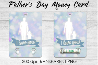 Fathers Day Money Card PNG Design | Dad Money Holder | Grad PNG