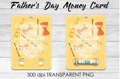 Fathers Day Money Card PNG Design | Dad Money Holder | Grad PNG