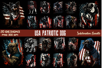 America Patriotic Dog Bundle