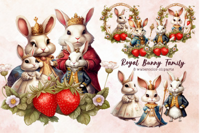Royal Bunny Family Sublimation