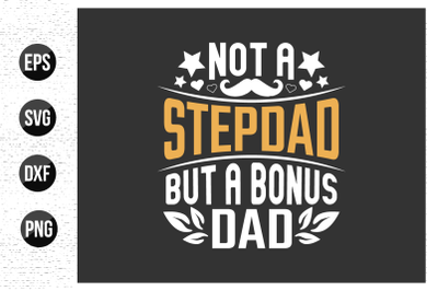 Fathers day typographic quotes design vector.