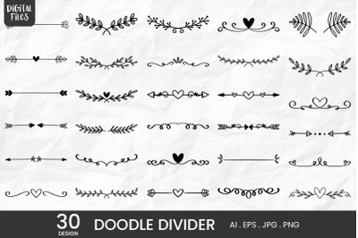 Doodle Divider | 30 Variations