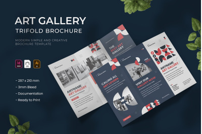 Art Gallery - Trifold Brochure