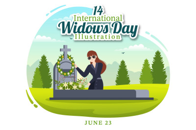 14 International Widows Day Illustration