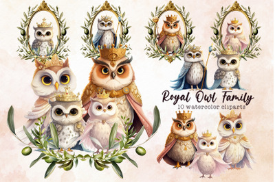 Royal Owl Family Sublimation