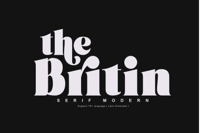Britin - Serif Modern