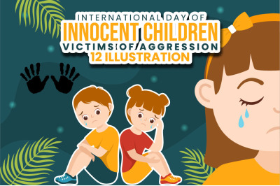 12 International Day of Innocent Children Victims of Aggression Illust