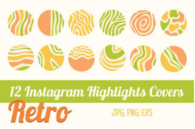 Retro Instagram Highlights Covers