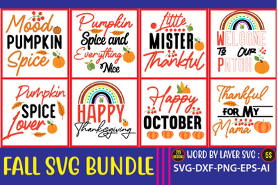 Fall SVG Bundle,Fall svg bundle,SVGs,quotes-and-sayings,food-drink,pri