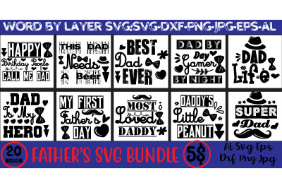 Father&amp;&23;039;s Day SVG Bundle&2C; father&amp;&23;039;s day&2C; father&amp;&23;039;s day 2021&2C; happy father