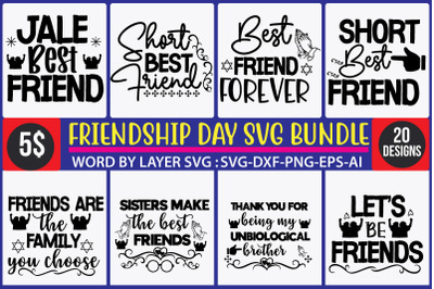 Friendship Day SVG Bundle