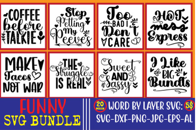 Funny SVG Bundle&2C;funny&2C; funny sayings&2C; funny christmas shirts&2C; funnies